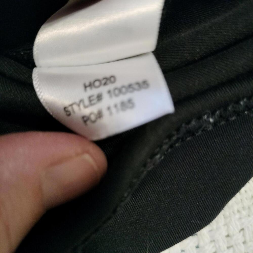 RHONE Hoodie Men’s XXL Black Zip Sweatshirt Performance Athletic Athleisure EUC - Picture 9 of 9